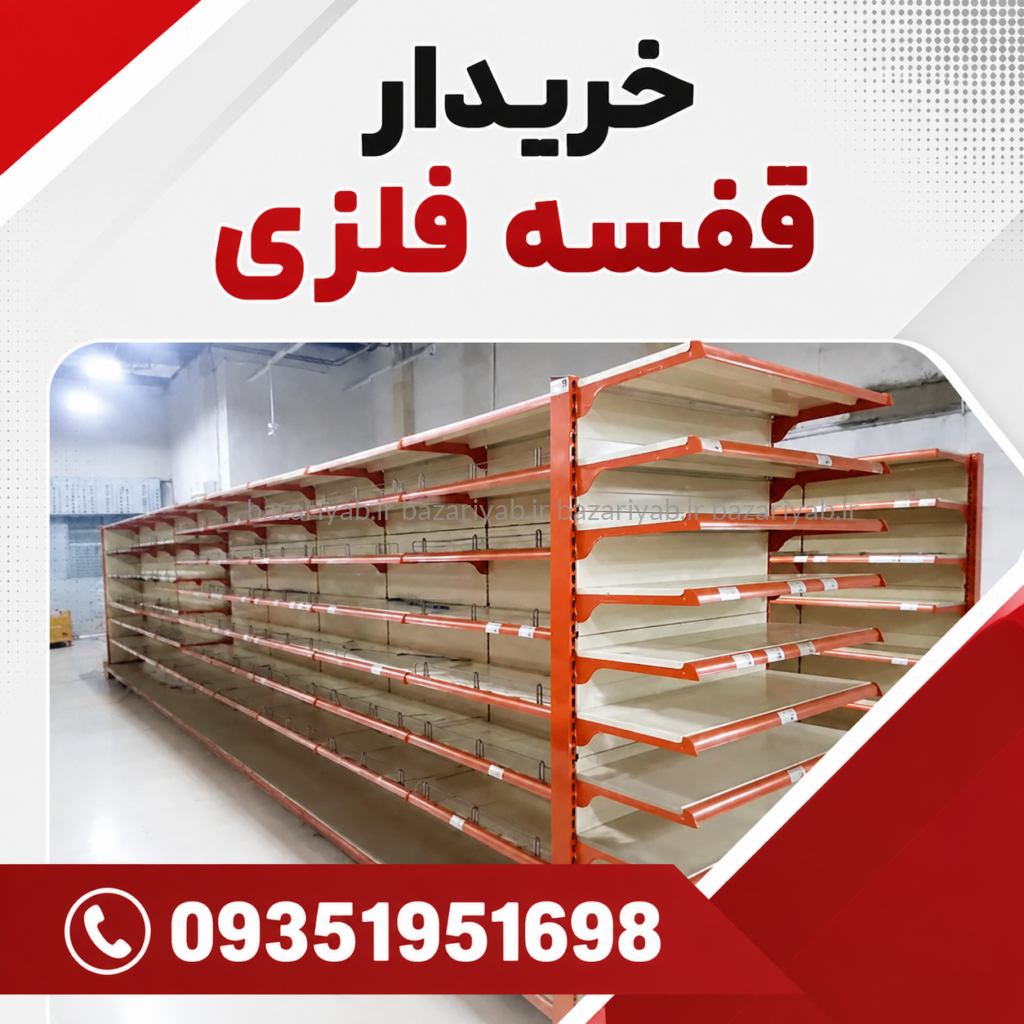 خریدار قفسه فلزی کارکرده